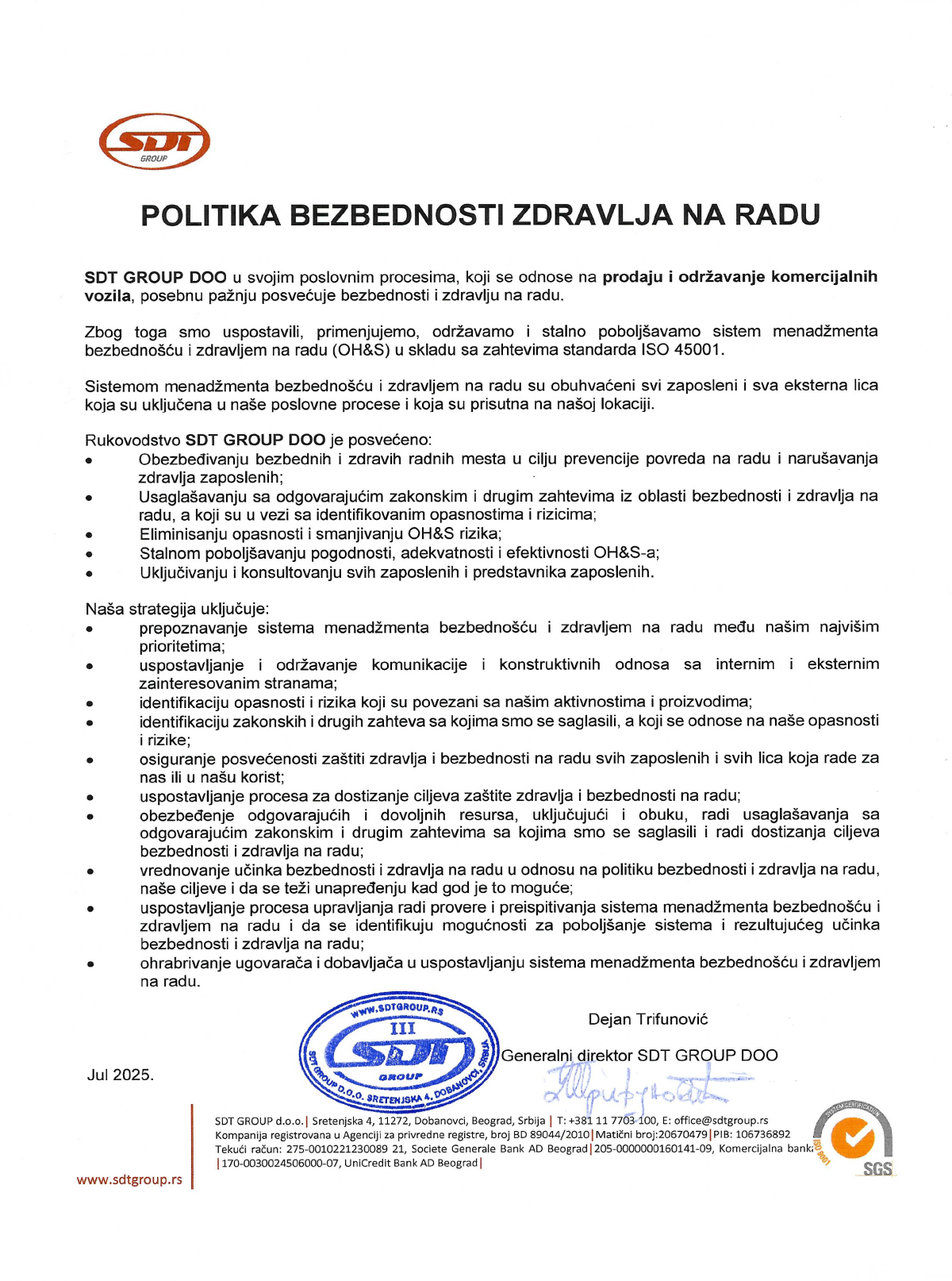 Bezbednost i zastita na radu