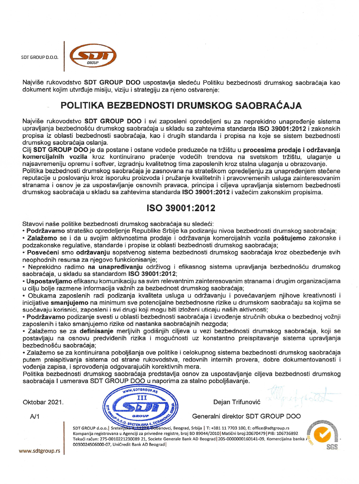 Bezbednost Drumskog Saobracaja